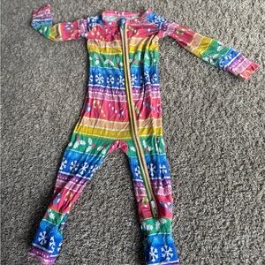 Bums & Roses Bamboo 6-9 month Colorful Kids pajamas